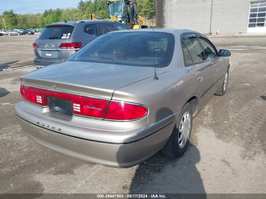 2003 Buick Century Custom VIN: 2G4WS52J831139918 Lot: 39447502