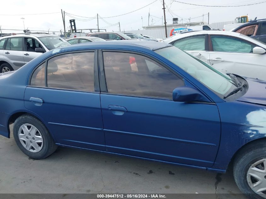 2004 Honda Civic Vp VIN: 2HGES16344H579035 Lot: 39447512