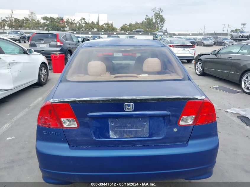 2004 Honda Civic Vp VIN: 2HGES16344H579035 Lot: 39447512