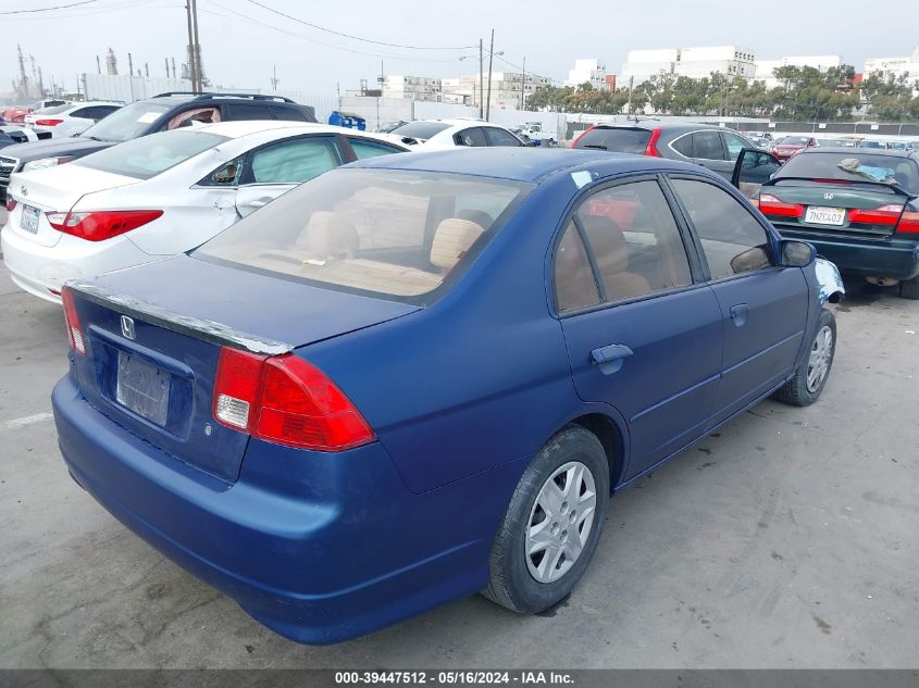 2004 Honda Civic Vp VIN: 2HGES16344H579035 Lot: 39447512