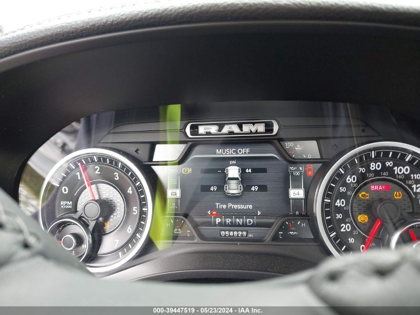 2019 Ram 1500 Laramie 4X4 5'7 Box VIN: 1C6SRFJT5KN664043 Lot: 39447519