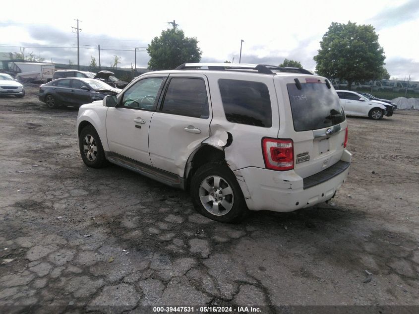 2012 Ford Escape Limited VIN: 1FMCU9EG6CKA70599 Lot: 39447531