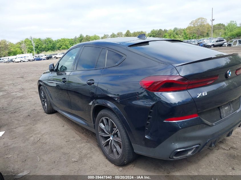 2021 BMW X6 xDrive40I VIN: 5UXCY6C03M9E54072 Lot: 39447540