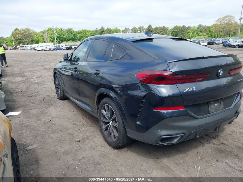 2021 BMW X6 xDrive40I VIN: 5UXCY6C03M9E54072 Lot: 39447540