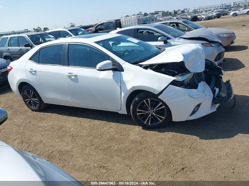 2016 Toyota Corolla Le Plus VIN: 5YFBURHE9GP371403 Lot: 39447563