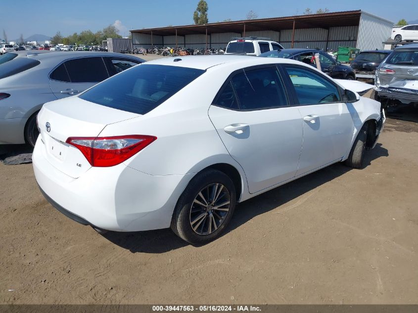 2016 Toyota Corolla Le Plus VIN: 5YFBURHE9GP371403 Lot: 39447563