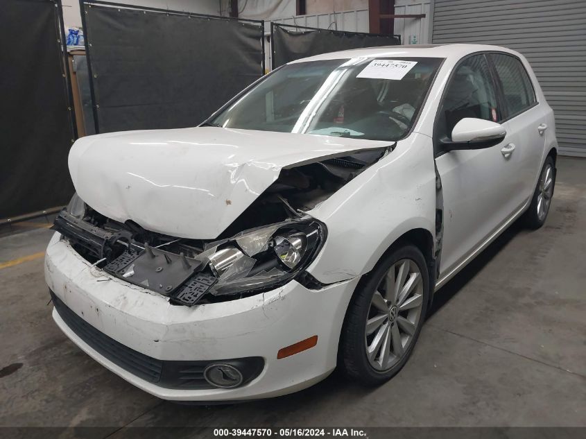 2012 Volkswagen Golf VIN: WVWDM7AJ5CW302973 Lot: 39447570