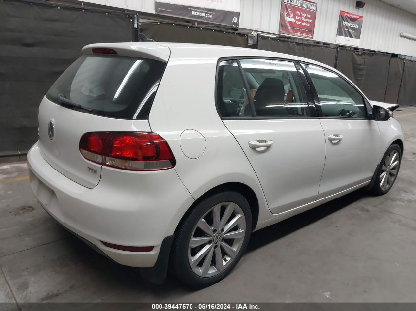 2012 Volkswagen Golf VIN: WVWDM7AJ5CW302973 Lot: 39447570