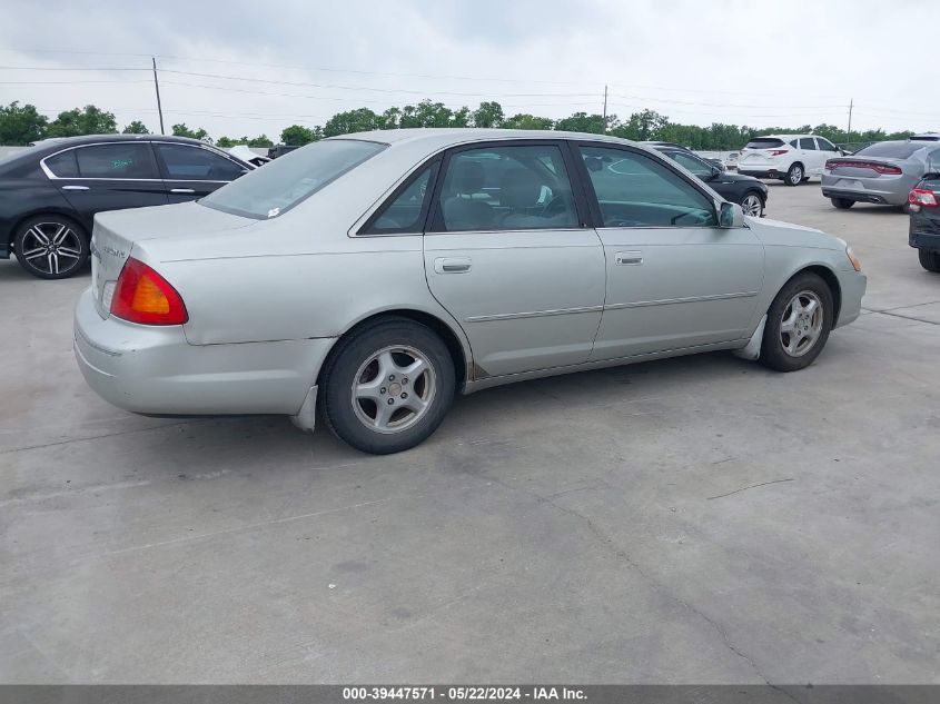 2000 Toyota Avalon Xl VIN: 4T1BF28B8YU085324 Lot: 39447571