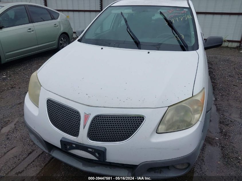 2005 Pontiac Vibe VIN: 5Y2SL63815Z462882 Lot: 39447581