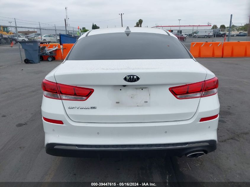 2019 Kia Optima Lx VIN: 5XXGT4L38KG322695 Lot: 39447615