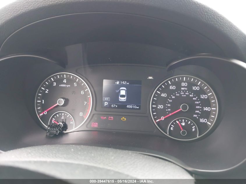 2019 Kia Optima Lx VIN: 5XXGT4L38KG322695 Lot: 39447615