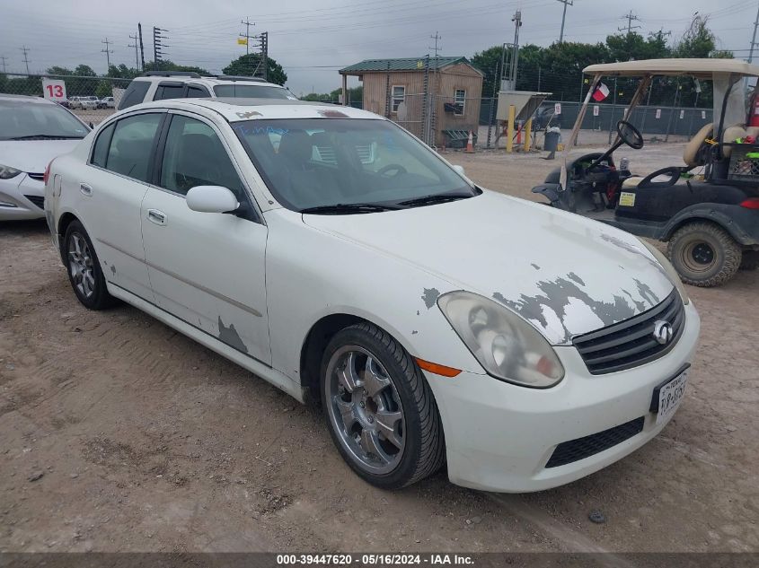 2006 Infiniti G35 VIN: JNKCV51E06M519779 Lot: 39447620