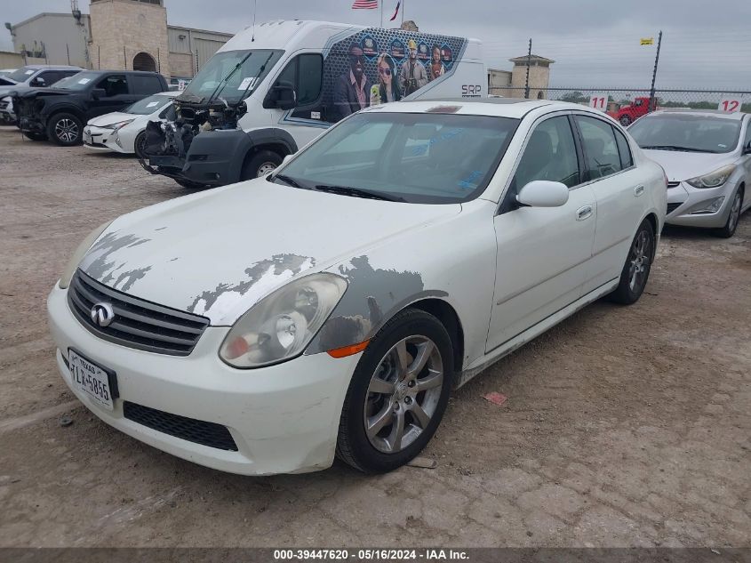 2006 Infiniti G35 VIN: JNKCV51E06M519779 Lot: 39447620