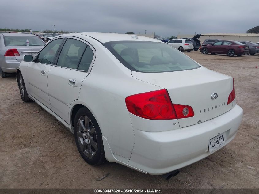 2006 Infiniti G35 VIN: JNKCV51E06M519779 Lot: 39447620