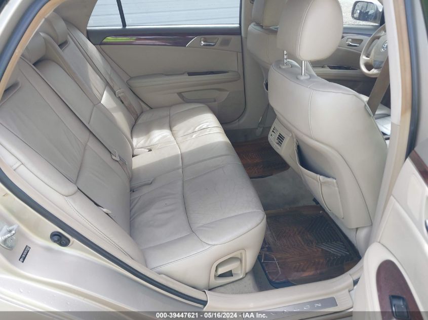 2008 Toyota Avalon Xls VIN: 4T1BK36B38U285905 Lot: 39447621