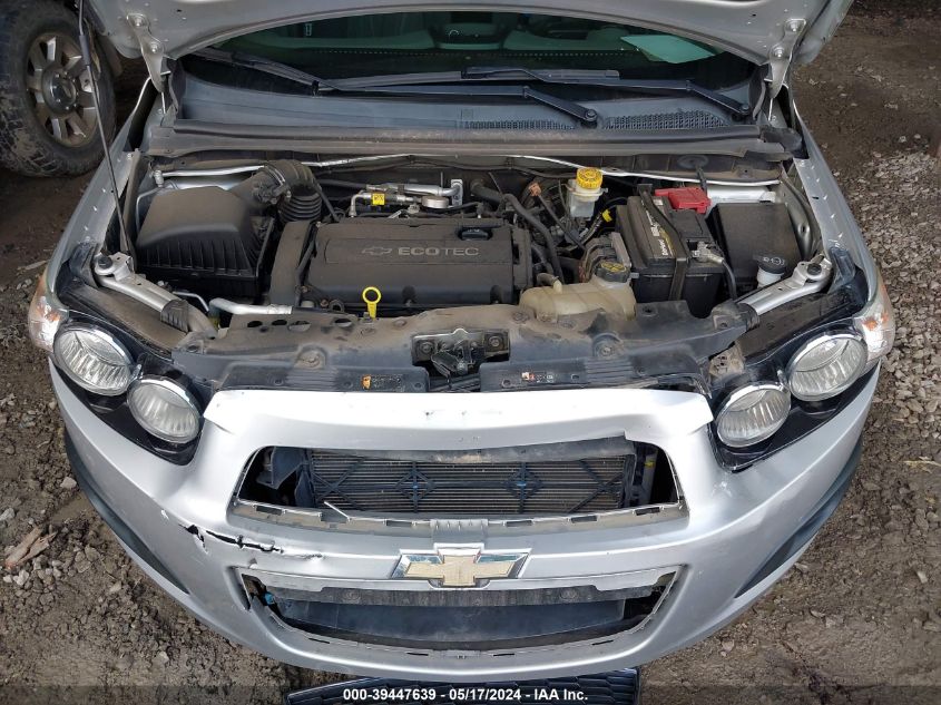 2015 Chevrolet Sonic Lt Auto VIN: 1G1JC5SH0F4160112 Lot: 39447639