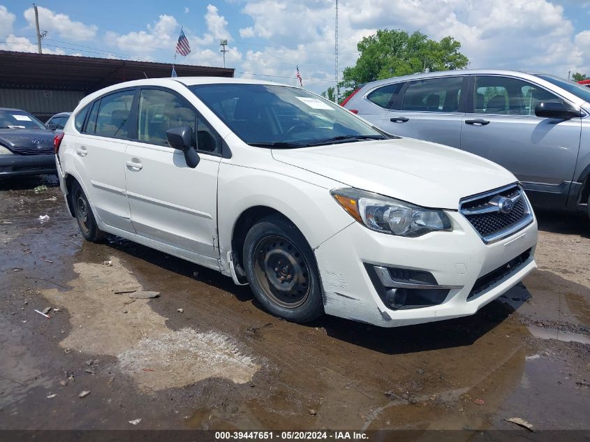 2016 Subaru Impreza 2.0I VIN: JF1GPAA68G8281727 Lot: 39447651