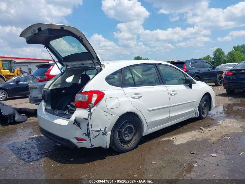 2016 Subaru Impreza 2.0I VIN: JF1GPAA68G8281727 Lot: 39447651