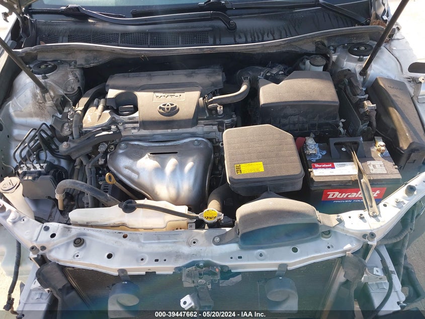 2012 Toyota Camry Le VIN: 4T4BF1FK9CR238756 Lot: 39447662