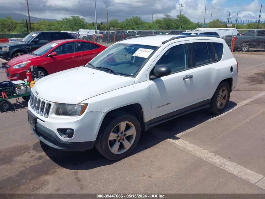 2014 Jeep Compass Sport VIN: 1C4NJDBB7ED541474 Lot: 39447666