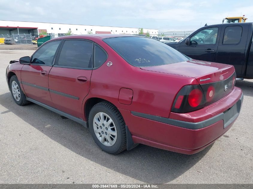 2005 Chevrolet Impala VIN: 2G1WF52E959145168 Lot: 39447669