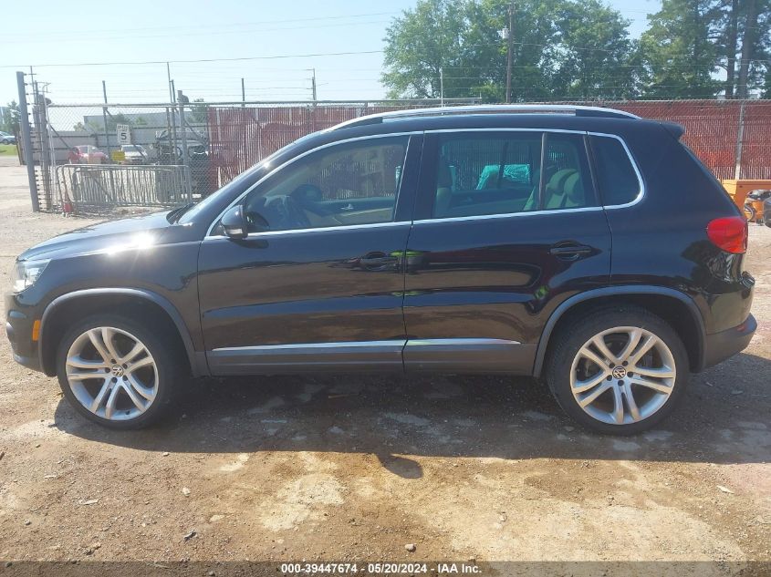 2012 Volkswagen Tiguan Sel VIN: WVGAV7AX6CW528617 Lot: 39447674