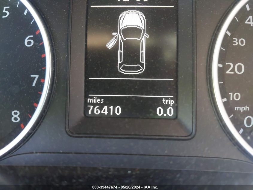 2012 Volkswagen Tiguan Sel VIN: WVGAV7AX6CW528617 Lot: 39447674