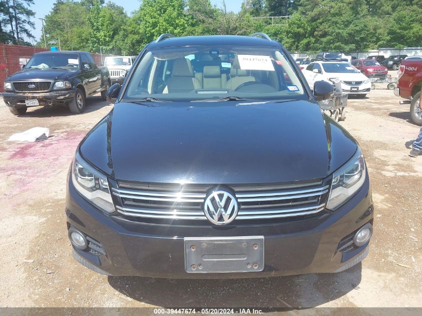 2012 Volkswagen Tiguan Sel VIN: WVGAV7AX6CW528617 Lot: 39447674
