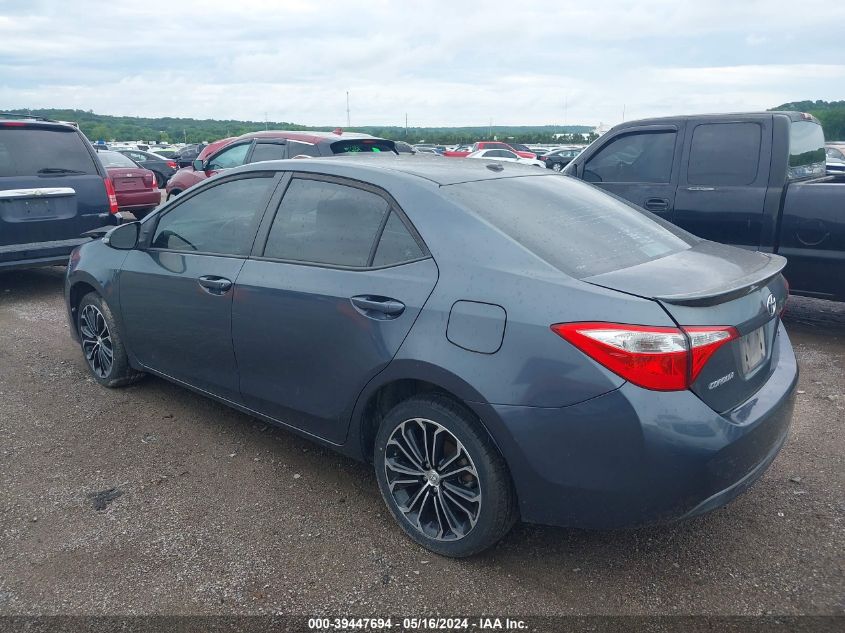 2015 Toyota Corolla S Premium VIN: 5YFBURHE8FP184832 Lot: 39447694