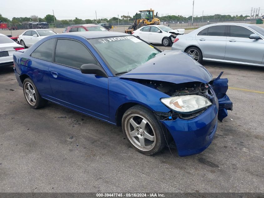 2004 Honda Civic Vp VIN: 1HGEM22104L063598 Lot: 39447745