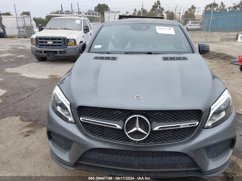 2019 Mercedes-Benz Amg Gle 43 Coupe 4Matic VIN: 4JGED6EB4KA132131 Lot: 39447749