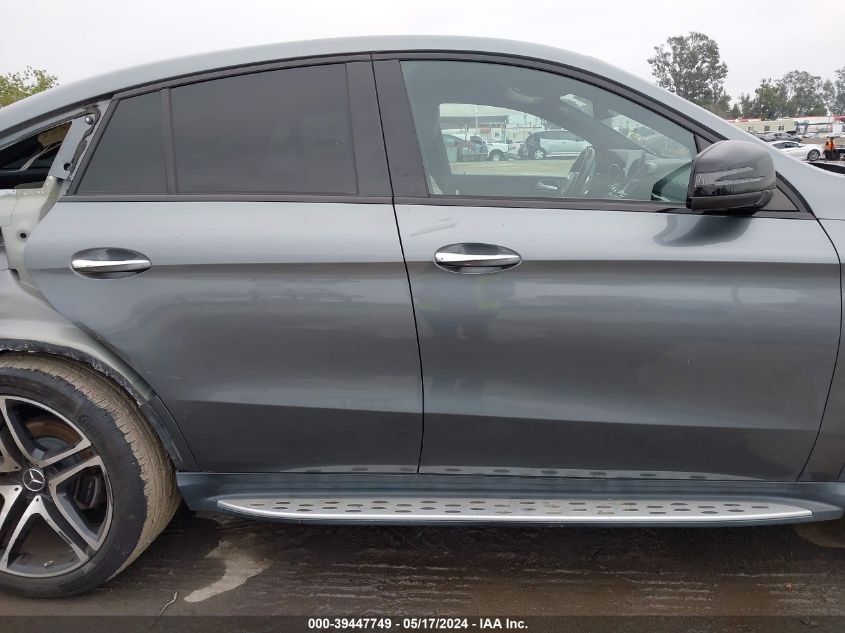 2019 Mercedes-Benz Amg Gle 43 Coupe 4Matic VIN: 4JGED6EB4KA132131 Lot: 39447749