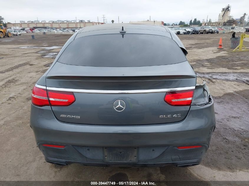 2019 Mercedes-Benz Amg Gle 43 Coupe 4Matic VIN: 4JGED6EB4KA132131 Lot: 39447749