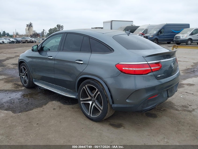 2019 Mercedes-Benz Amg Gle 43 Coupe 4Matic VIN: 4JGED6EB4KA132131 Lot: 39447749