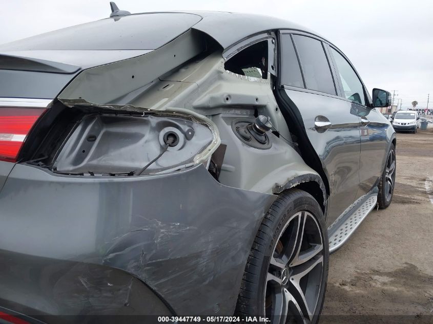 2019 Mercedes-Benz Amg Gle 43 Coupe 4Matic VIN: 4JGED6EB4KA132131 Lot: 39447749