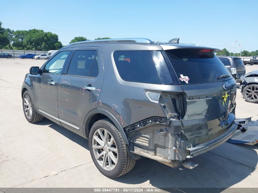 2017 Ford Explorer Limited VIN: 1FM5K7F85HGC92555 Lot: 39447791