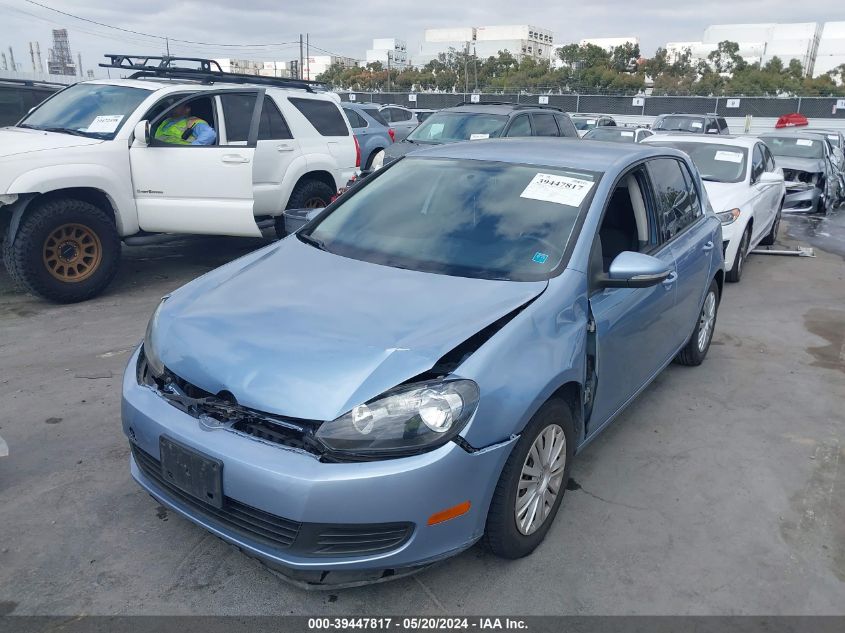 2010 Volkswagen Golf 4-Door VIN: WVWDB7AJ5AW272263 Lot: 39447817