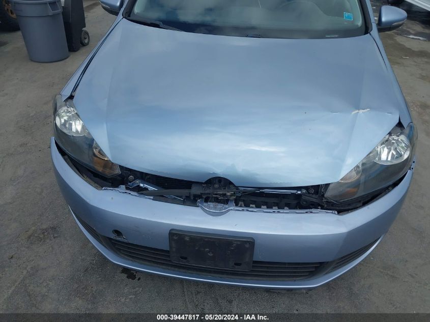 2010 Volkswagen Golf 4-Door VIN: WVWDB7AJ5AW272263 Lot: 39447817