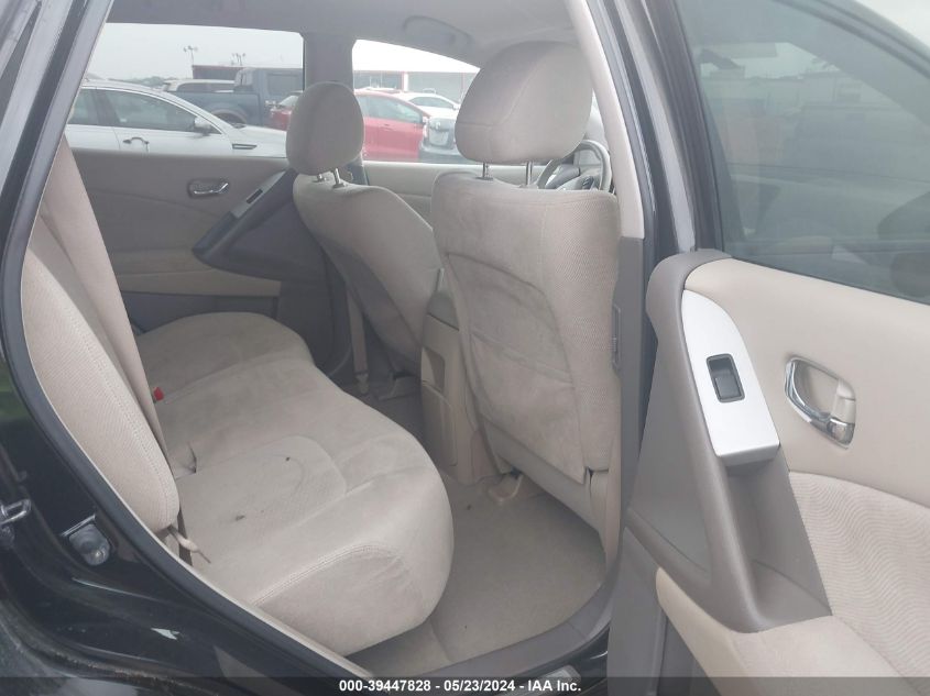 2010 Nissan Murano S VIN: JN8AZ1MWXAW133902 Lot: 39447828