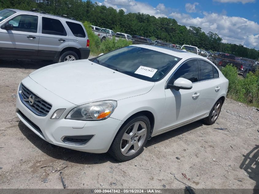 2013 Volvo S60 T5/T5 Platinum/T5 Premier/T5 Premier Plus VIN: YV1612FS5D1220790 Lot: 39447842