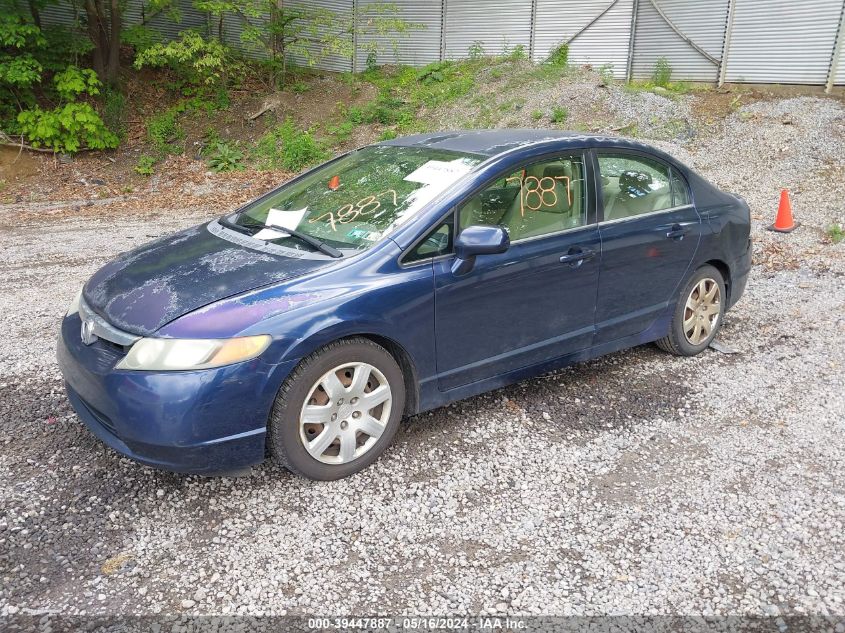 2006 Honda Civic Lx VIN: 2HGFA165X6H512919 Lot: 39447887