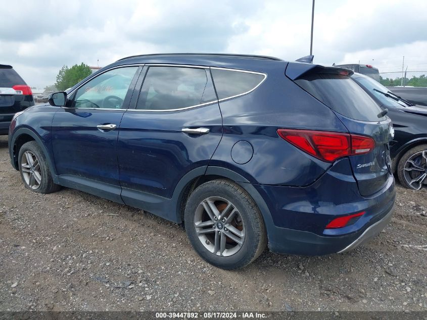 2017 Hyundai Santa Fe Sport 2.4L VIN: 5XYZUDLB4HG409155 Lot: 39447892