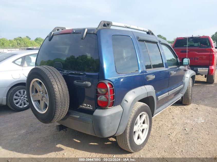 2005 Jeep Liberty Renegade VIN: 1J4GL38K95W526896 Lot: 39447893