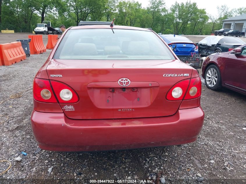 2006 Toyota Corolla Le VIN: 2T1BR32E06C682949 Lot: 39447922