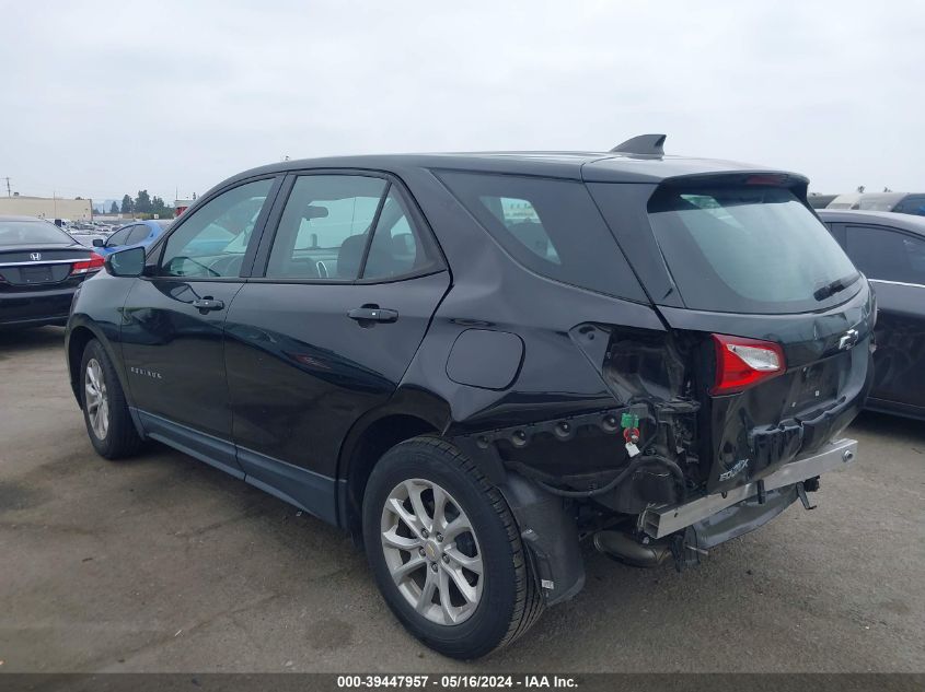 2019 Chevrolet Equinox Ls VIN: 2GNAXHEV6K6262240 Lot: 39447957