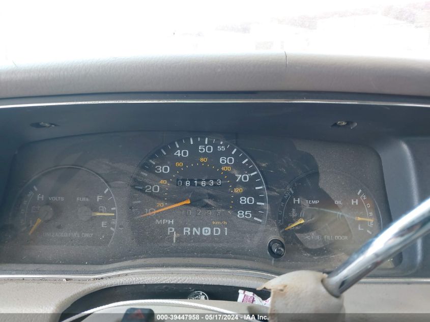 1992 Ford Crown Victoria Lx VIN: 2FACP74W0NX172740 Lot: 39447958