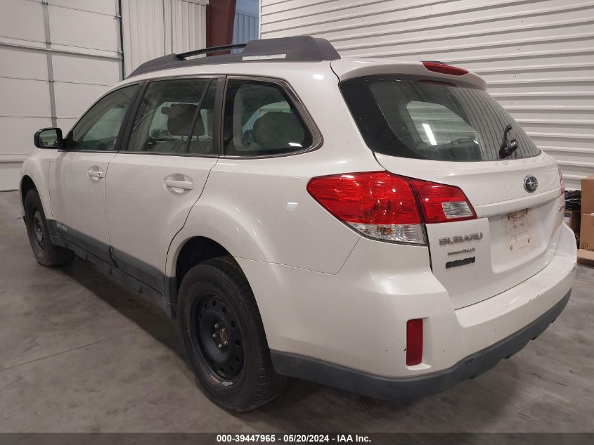 2010 Subaru Outback 2.5I VIN: 4S4BRBAC2A3354102 Lot: 39447965