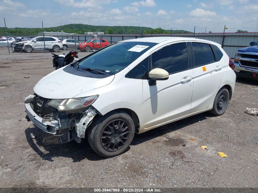 2016 Honda Fit Lx VIN: JHMGK5H54GX033671 Lot: 39447969