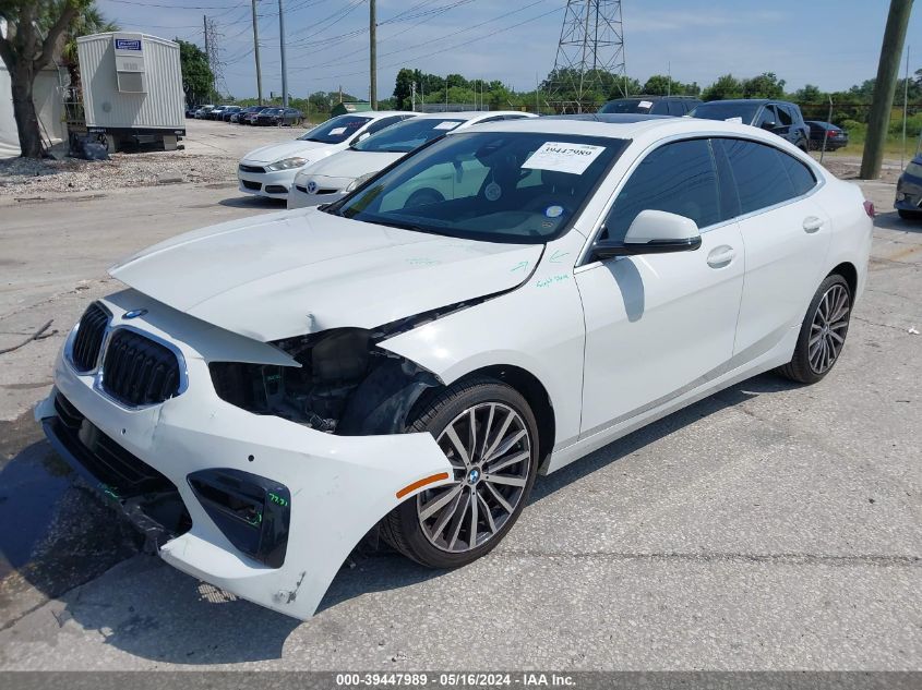 2021 BMW 228I Gran Coupe xDrive VIN: WBA73AK06M7H60195 Lot: 39447989